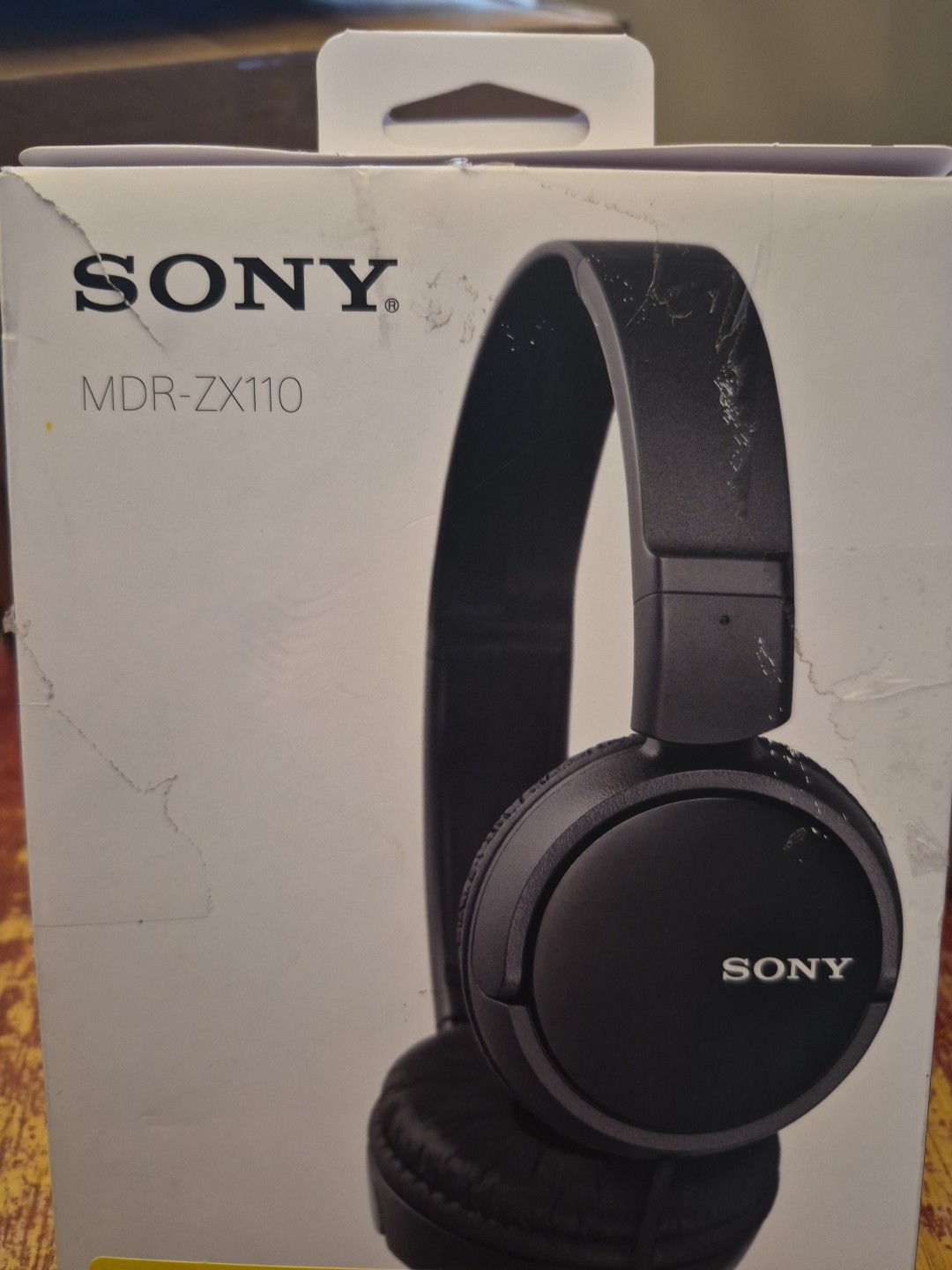 Sony MDR‑ZX110 Wired On‑Ear Headphones – Lightweight, Foldable, 30 mm Drivers