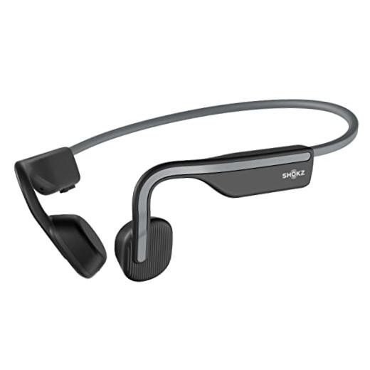 SHOKZ OpenMove – Open-Ear Bluetooth Sport Headphones – Bone Conduction Grey