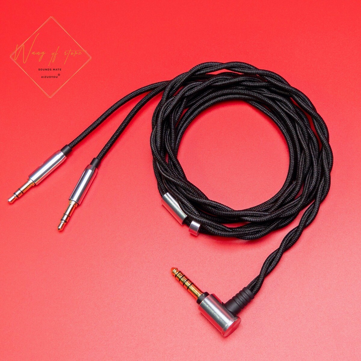 Balanced Audio Cable For Klipsch Hp3 HP-3 Headphone 2.5mm 4.4mm Trrs Dual 3.5mm
