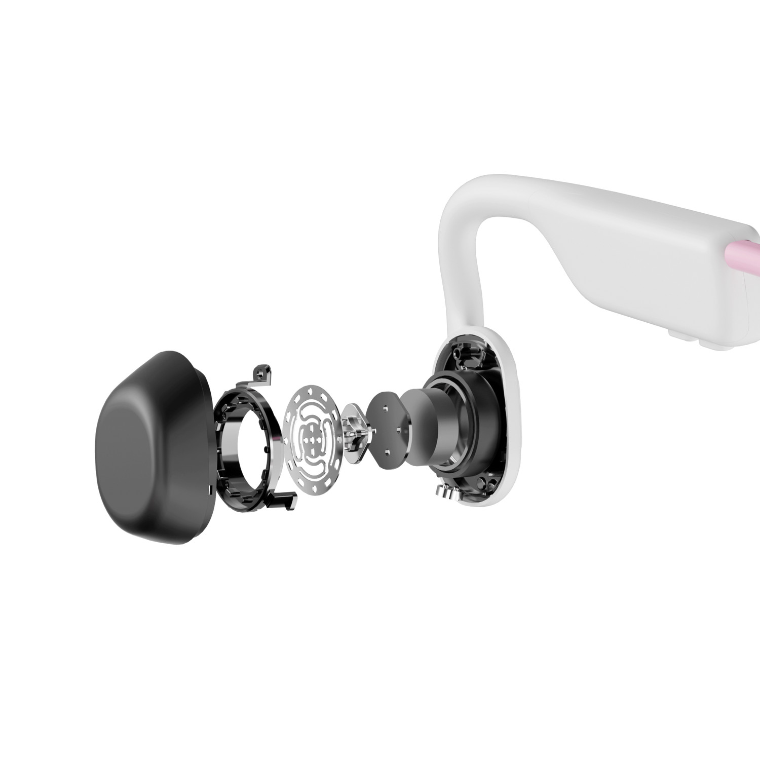 ✅ Shokz OpenMove Bone Conduction Wireless Headphones IP55 Bluetooth PINK ✅
