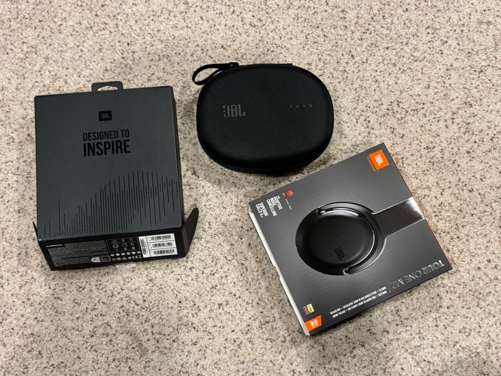 JBL Tour One M2 Wireless Over-Ear Noise Cancelling Headphones (Black) (NEW)