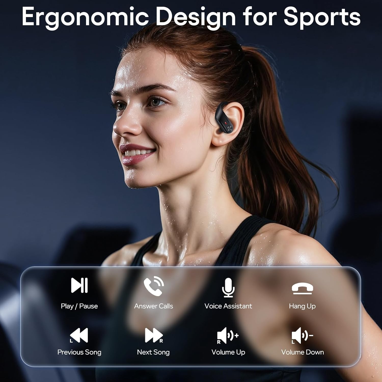 Hybrid Active Noise Cancelling Wireless Earbuds 80 Hrs Playtime Hi-Res Stereo