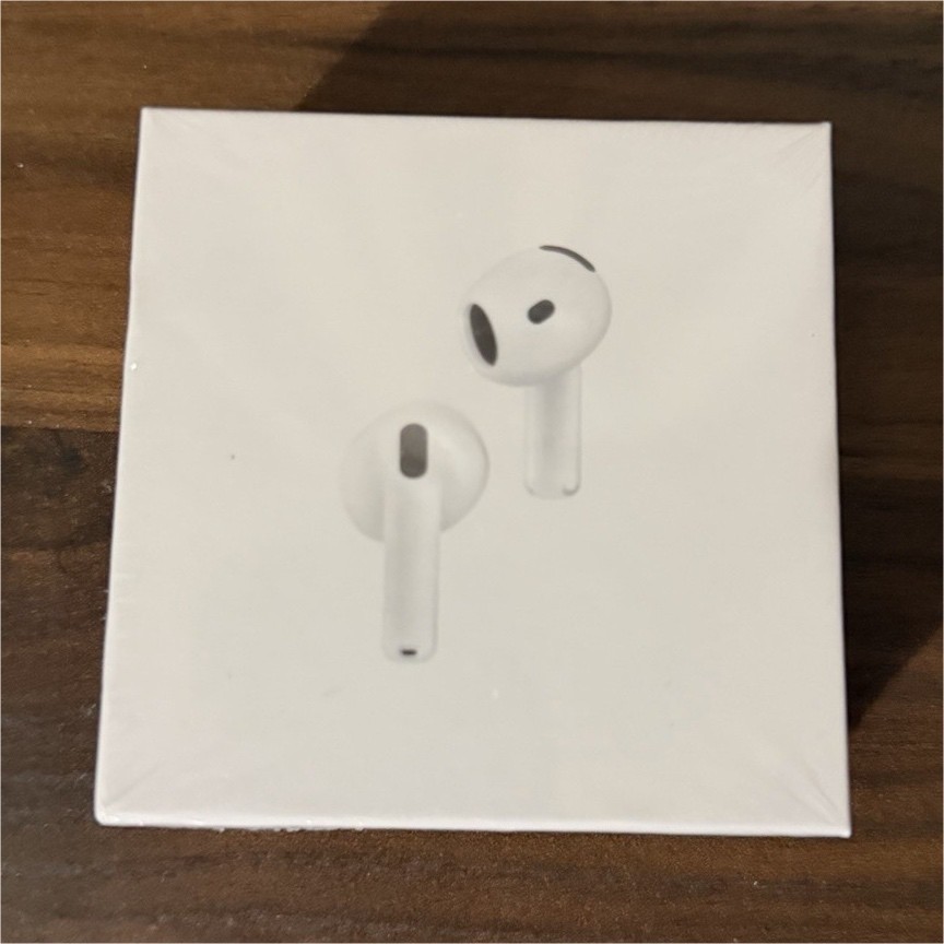 Apple AirPods 4 Active Noise Cancellation Wireless Earbuds w/ USB-C Case White