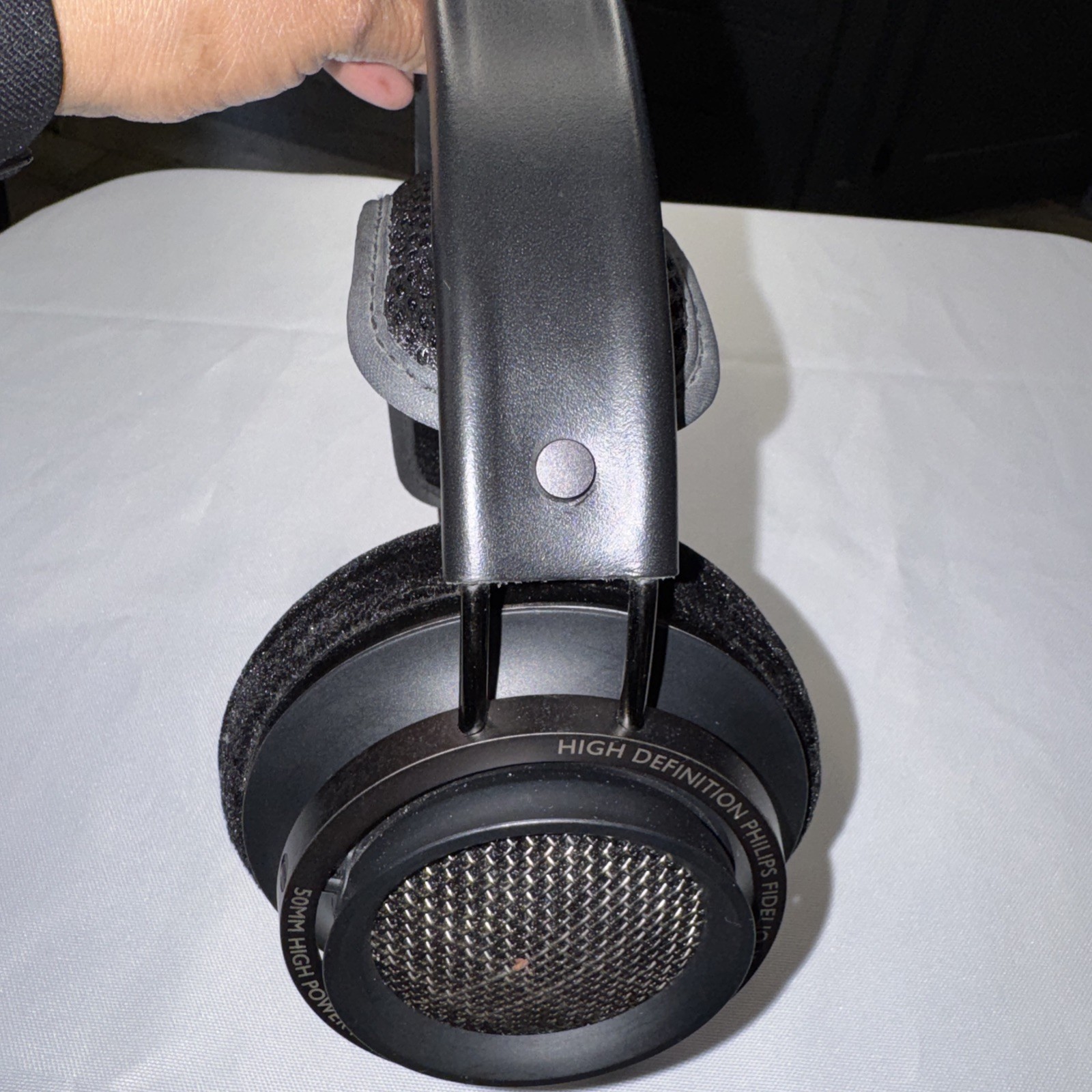 HD Philips Fidelio X2 50MM High Power Neodymium Headphone Black Tested Works ?