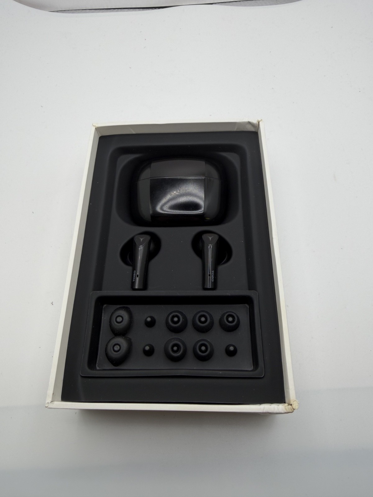 TOZO G1S Gaming Pods True Wireless Bluetooth Earbuds Black w/ Charging Case