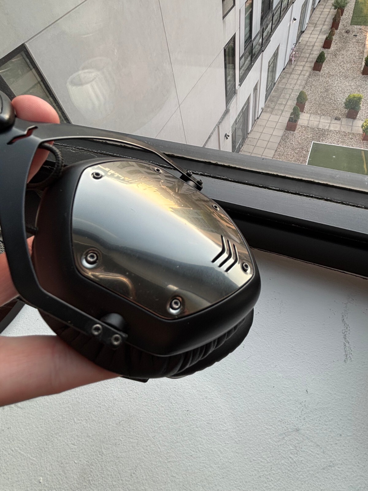 V-MODA Crossfade 2 Headphones – Black and Silver PLUS MICROPHONE and NEW EARPADS