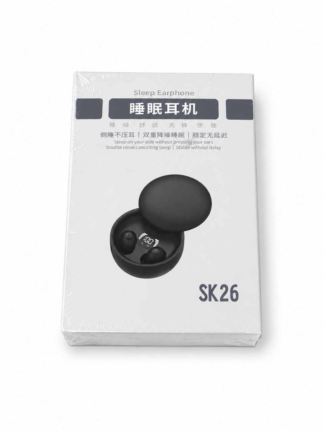 SK26 Bluetooth In-Ear Earbuds, Touch Control, Lightweight, Wireless Headphones