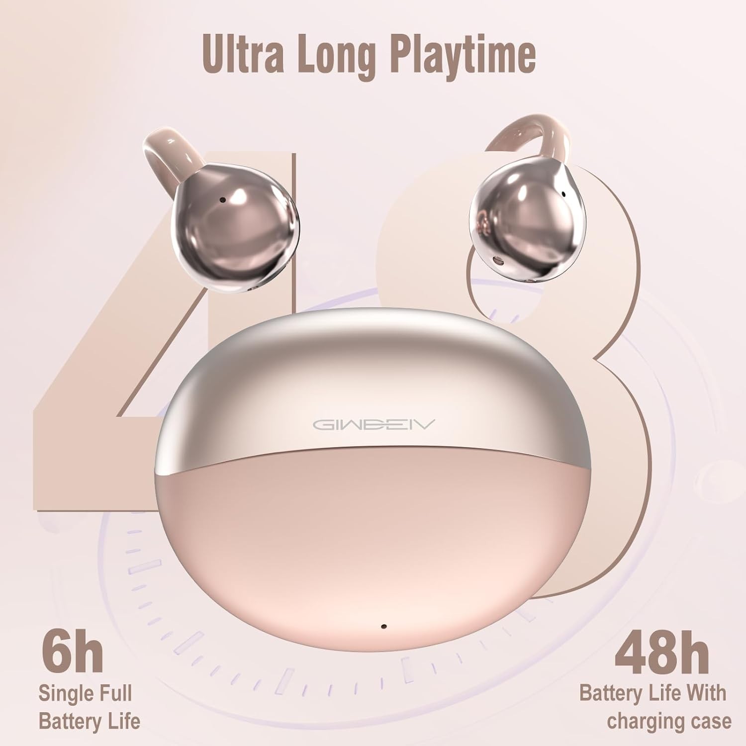 Comfortable Clip-On Earbuds with Multi-Language Support for Various Scenarios