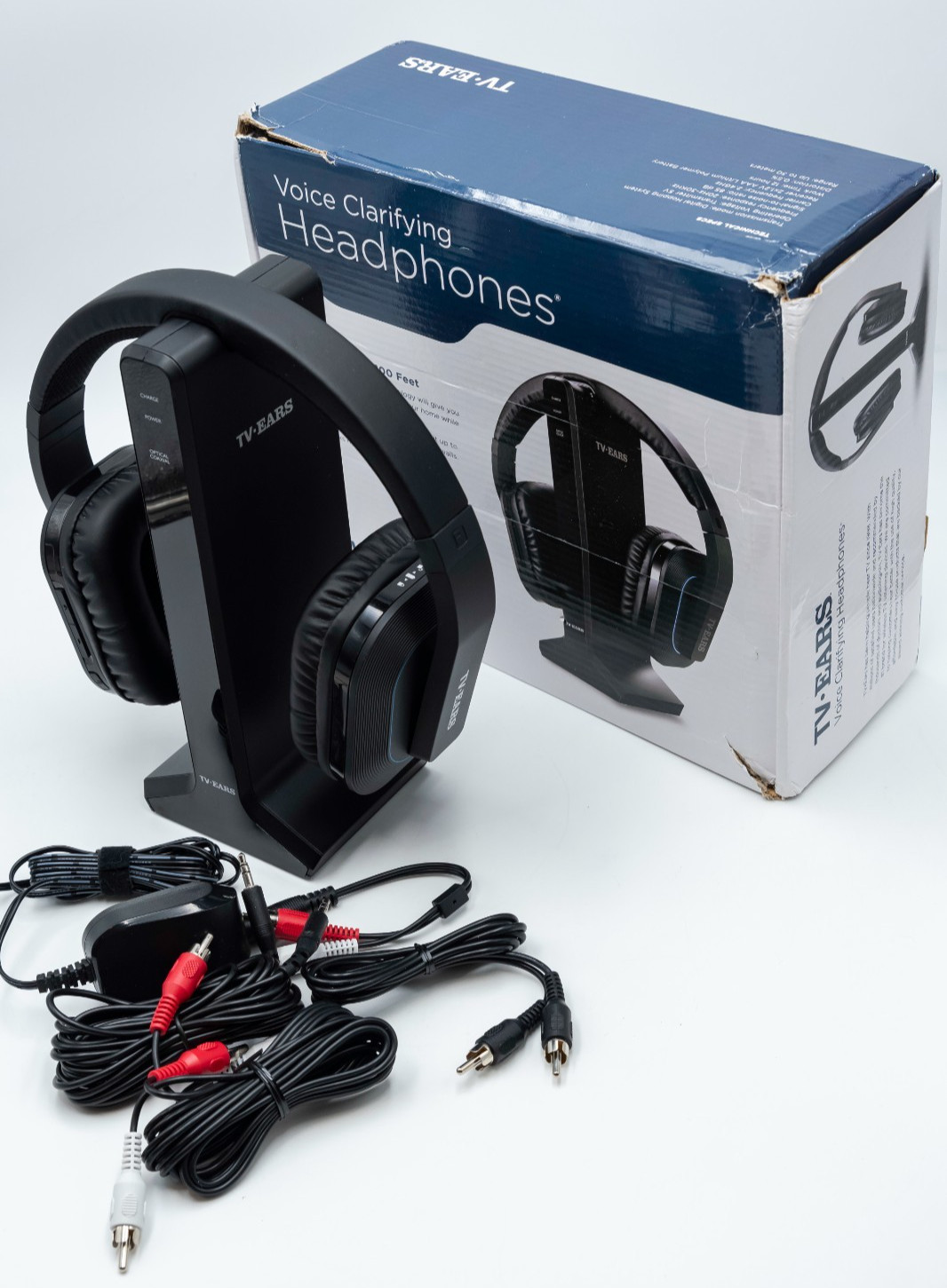 TV EARS Voice Clarifying Headphones 100 Ft Over Ear