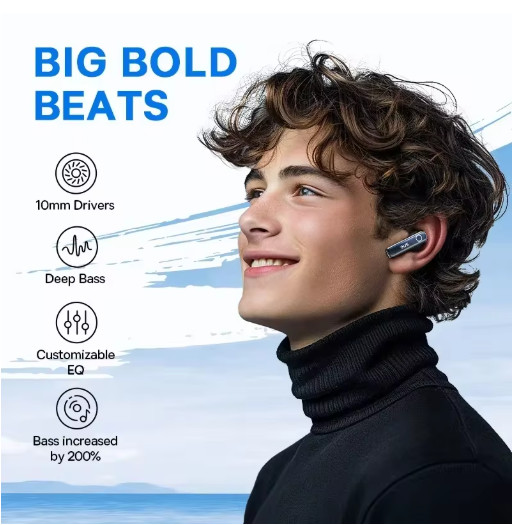Baseus Bowie 30 Wireless Earphones 50dB Noise Reduction 65Hrs Long Playtime
