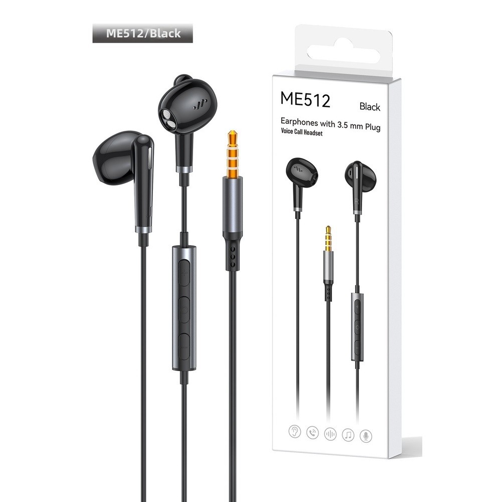 Type C 3.5mm Wired Earbuds with Mic 12mm Driver for Android Phones Computers