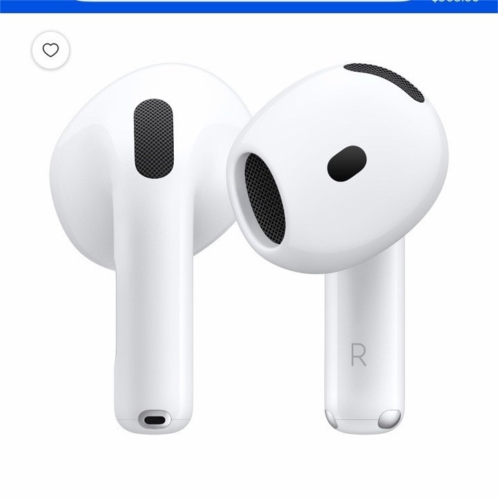 Apple AirPods 4 Active Noise Cancellation White Bluetooth Earbuds