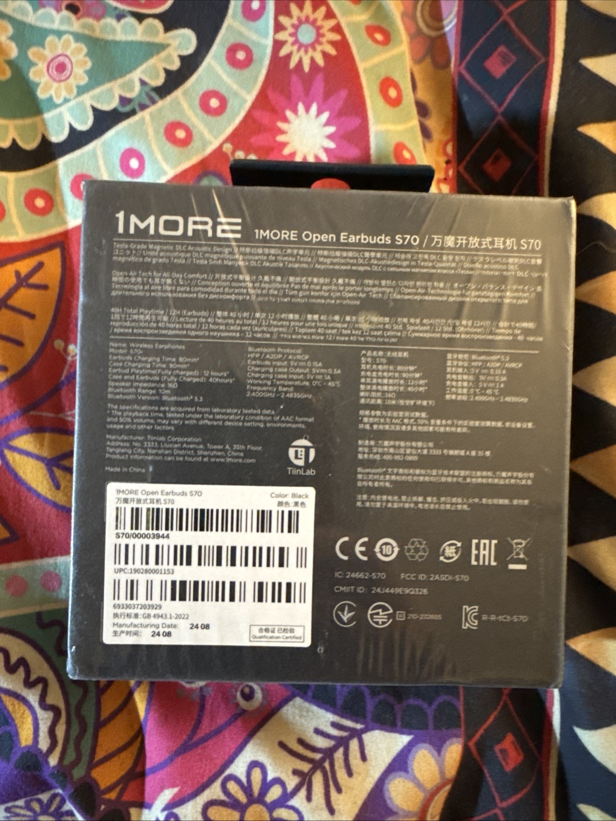 1MORE Fit Open Earbuds S70 an open-ear, earhook-style true wireless earbud model