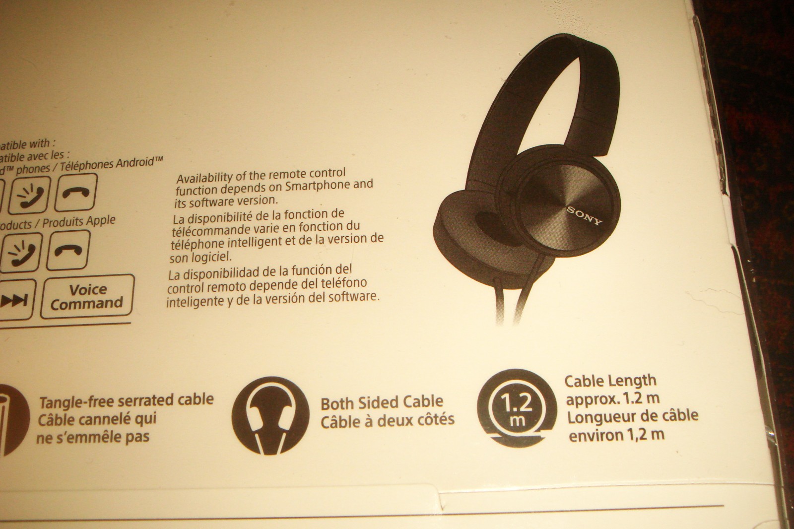 SONY MDR-ZX310AP HEADPHONES Wired Smartphones with Built In Mic Black NEW SEALED