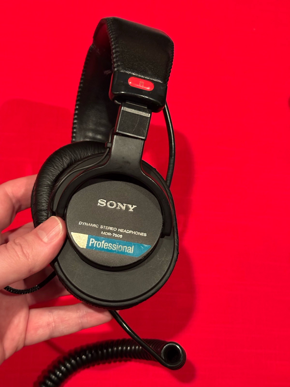Sony Professional Mdr7506 Sound Monitor Headphones W/ Talkback Mic