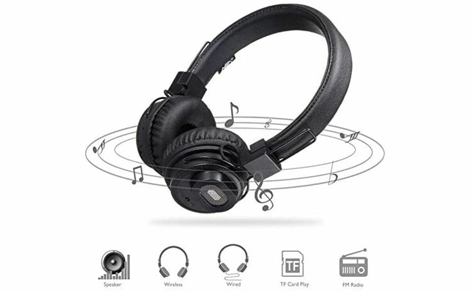NIA 3 in1 Bluetooth Headphone X5SP with External Speaker +TF Card+FM+Phone call