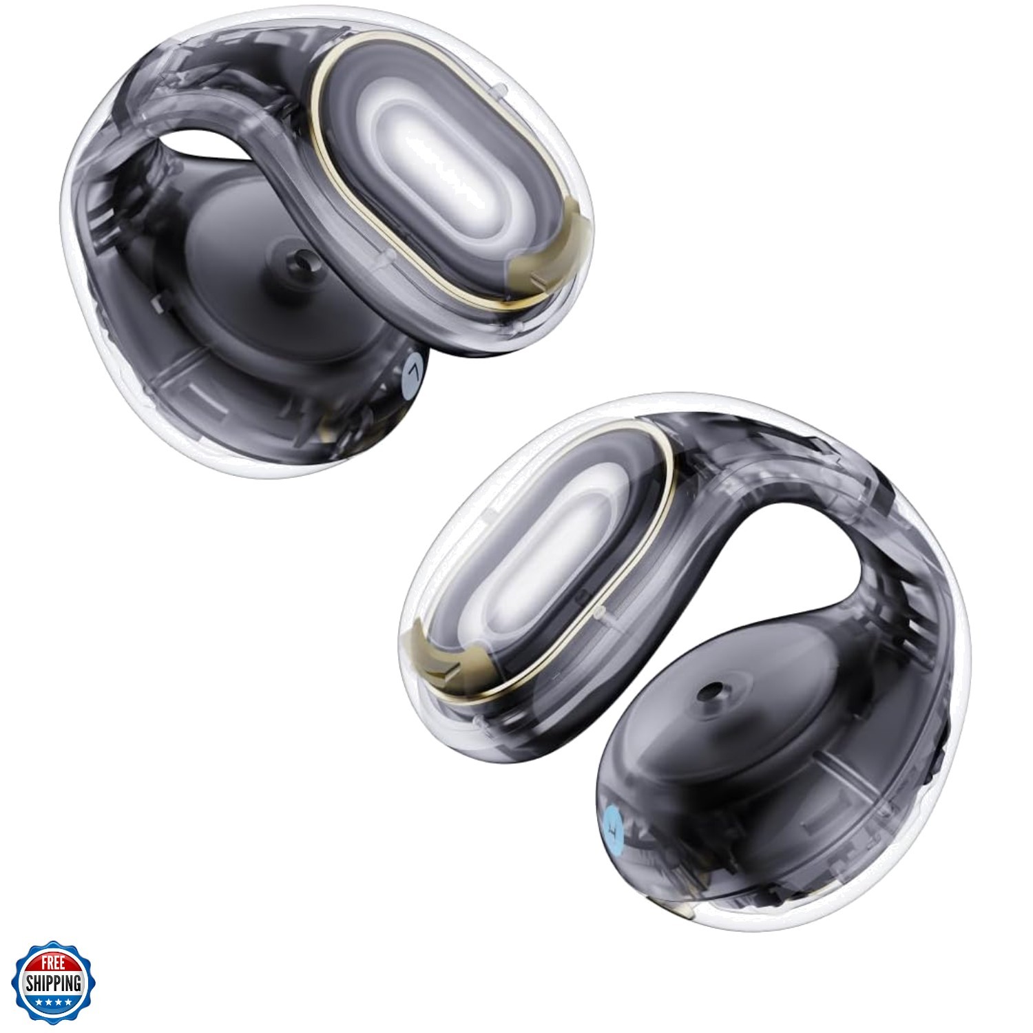 C30i by , Open-Ear Earbuds, Clip-On Headphones, Lightweight Comfort, Stable F…