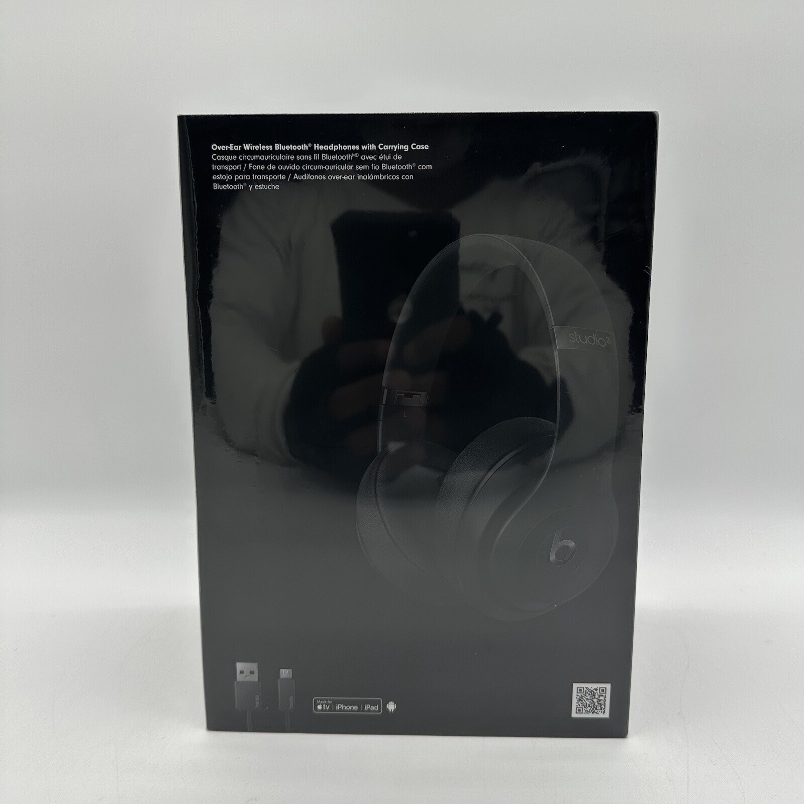 NISP Beats by Dre Studio3 Wireless Noise Cancelling Headphones Black MX3X2LL/A