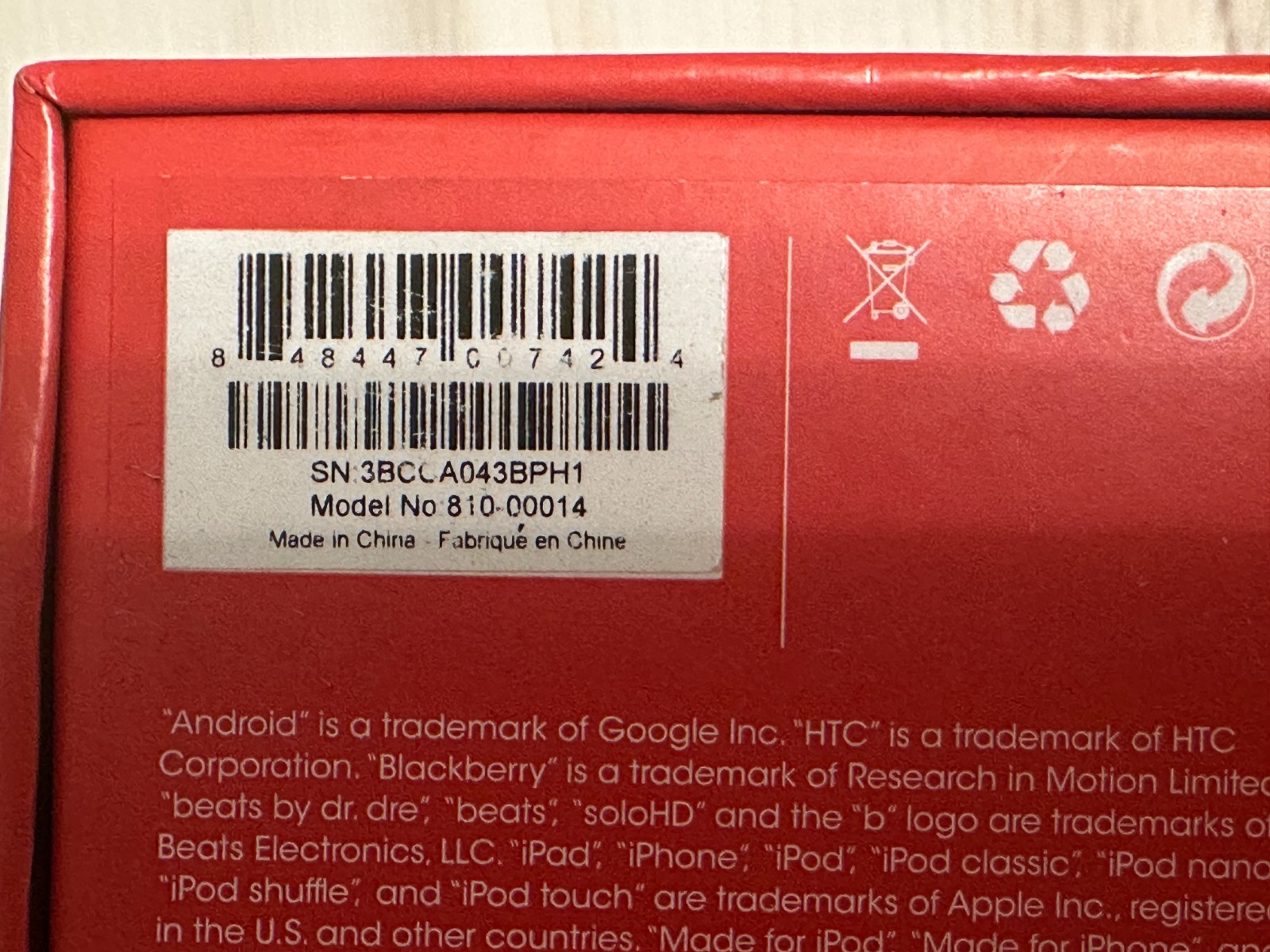 Beats by Dr. Dre Solo HD Wired on Ear Headphones with Box – GREEN – No Aux Cord