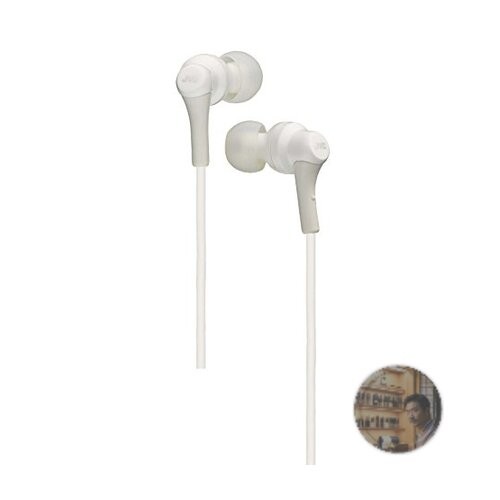 JVC Kenwood HA-FX26-W Wired Canal Earphones White Neodymium Driver New