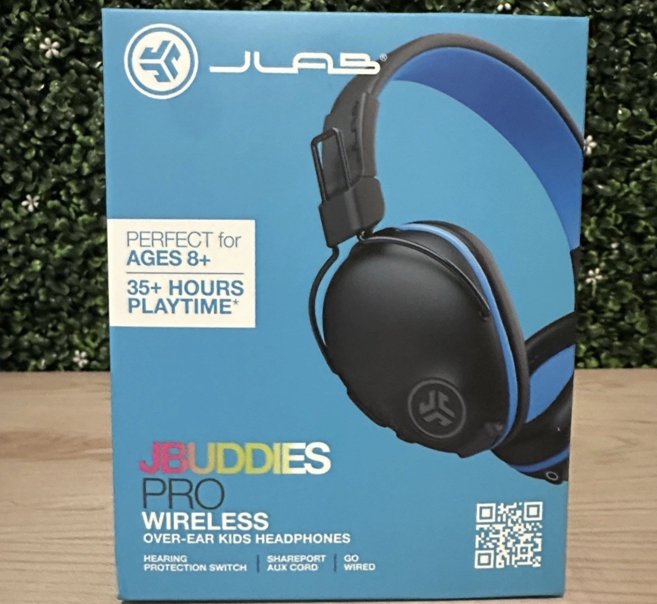 New JLab JBuddies Pro Over-Ear Bluetooth Wireless Kids’ Headphones HBJPRORBLU4