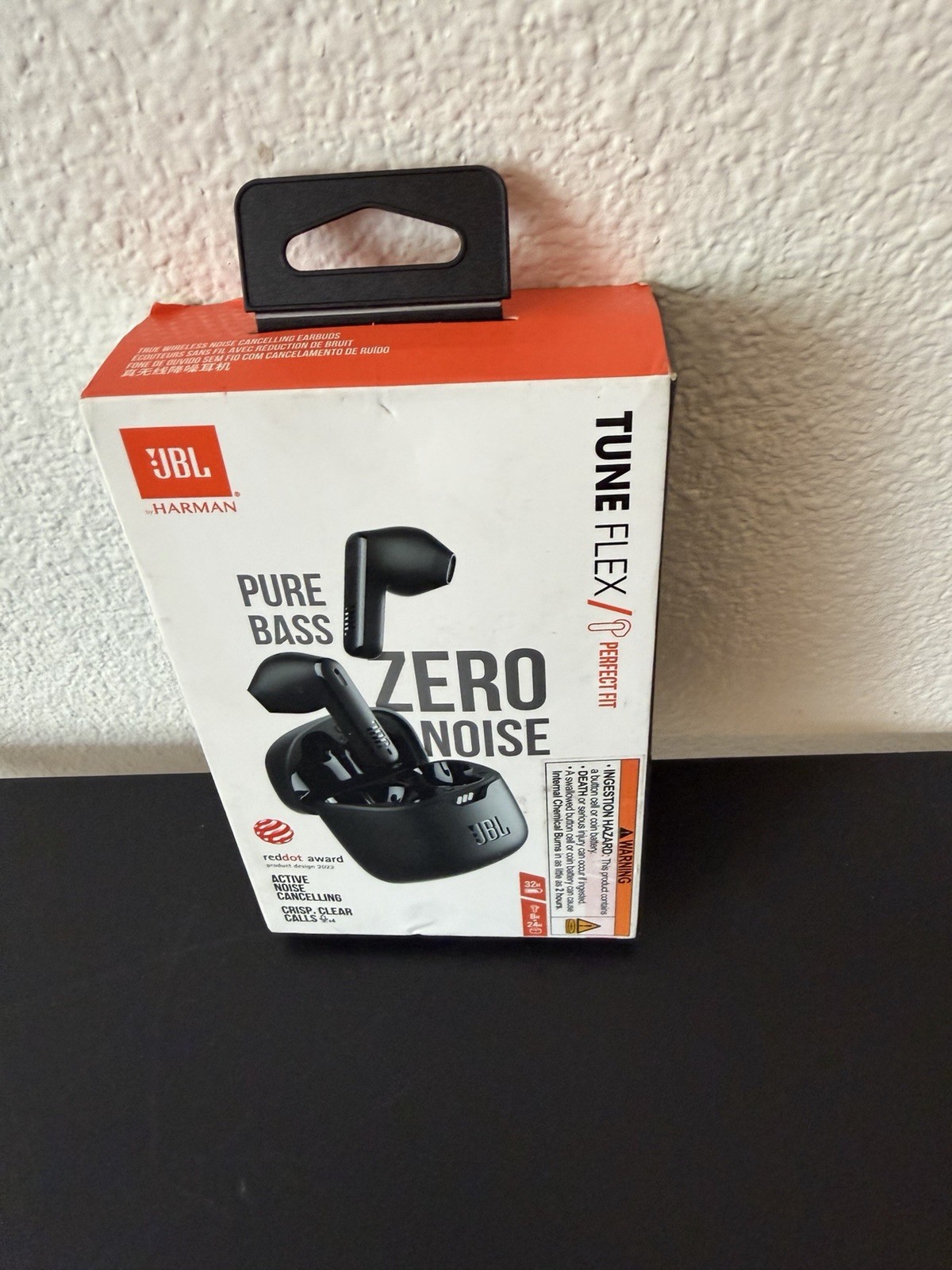 JBL TUNE Flex True Wireless Pure BASS/ZERO NC Earbuds FACTORY SEALED- Black