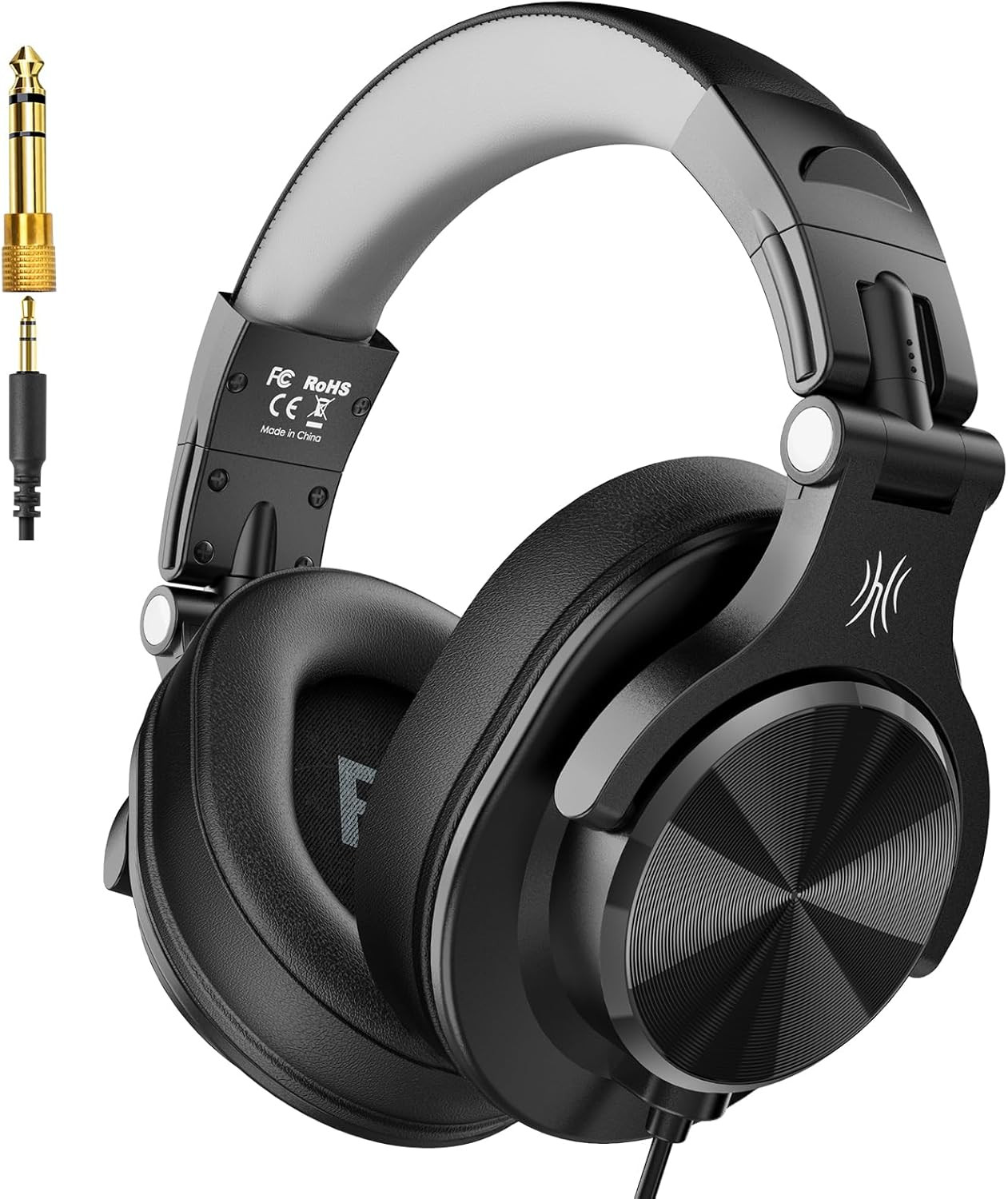 A71D Wired Over-Ear Headphones, Studio Monitor Headsets, Hi-Res DJ Stereo Headph