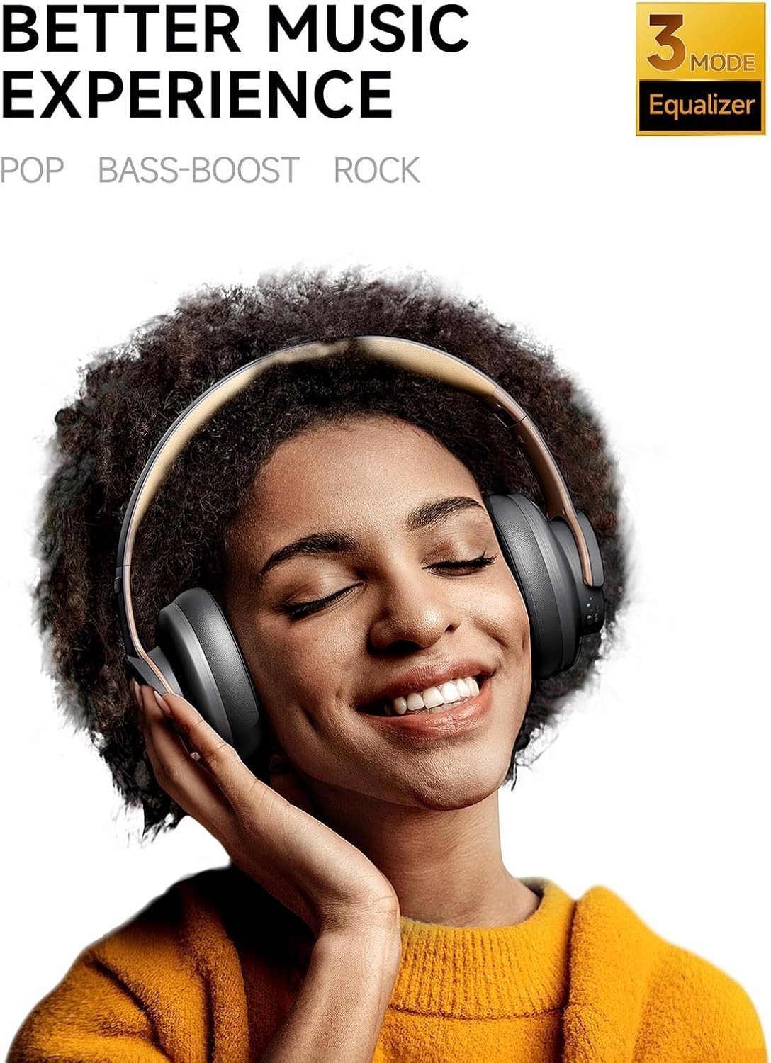 Picun B8 Bluetooth Headphones 120H Playtime Headphones Wireless Bluetooth wit…