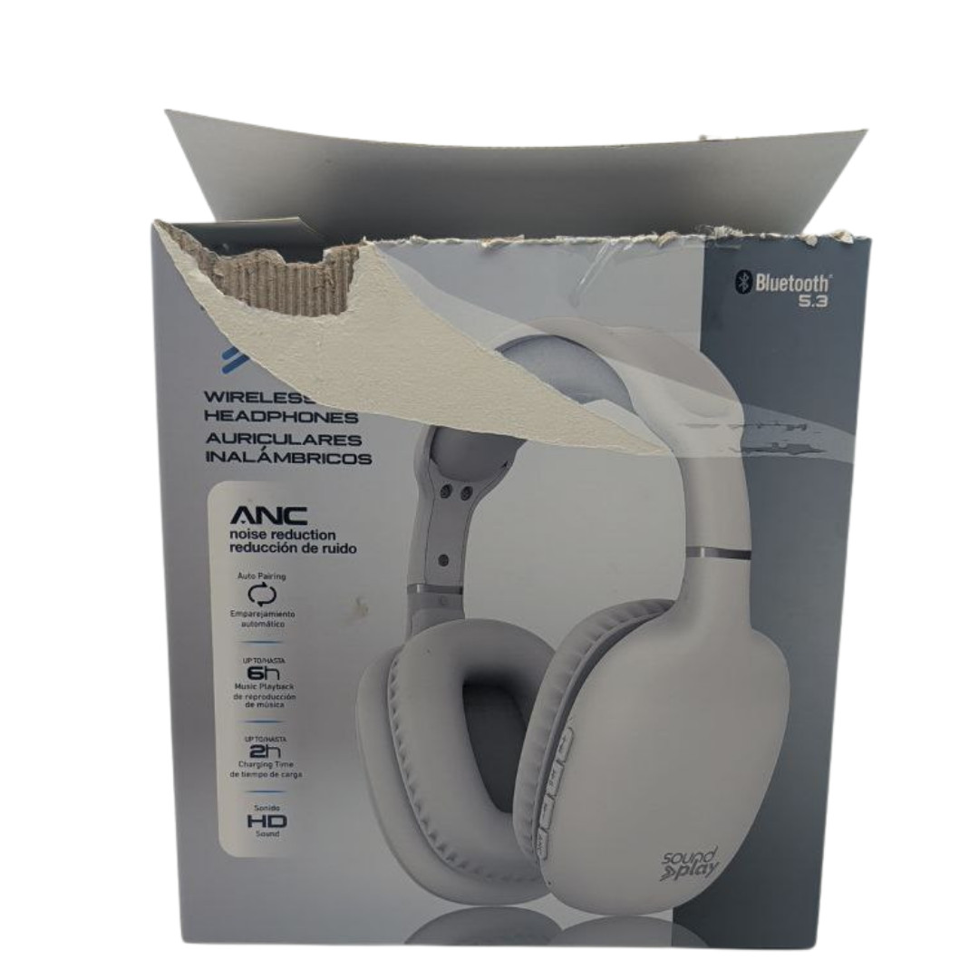 Tzumi Soundplay Wireless Over Ear Bluetooth Headphones Noise Redution HD Sound