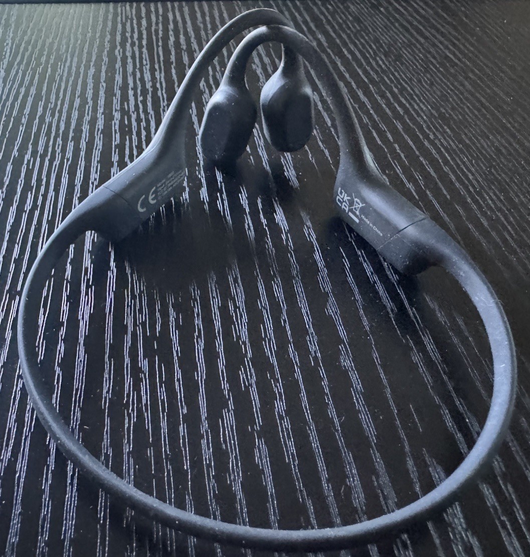 Shokz OpenRun S803 Bone Open-Ear Headphones – Black Gray