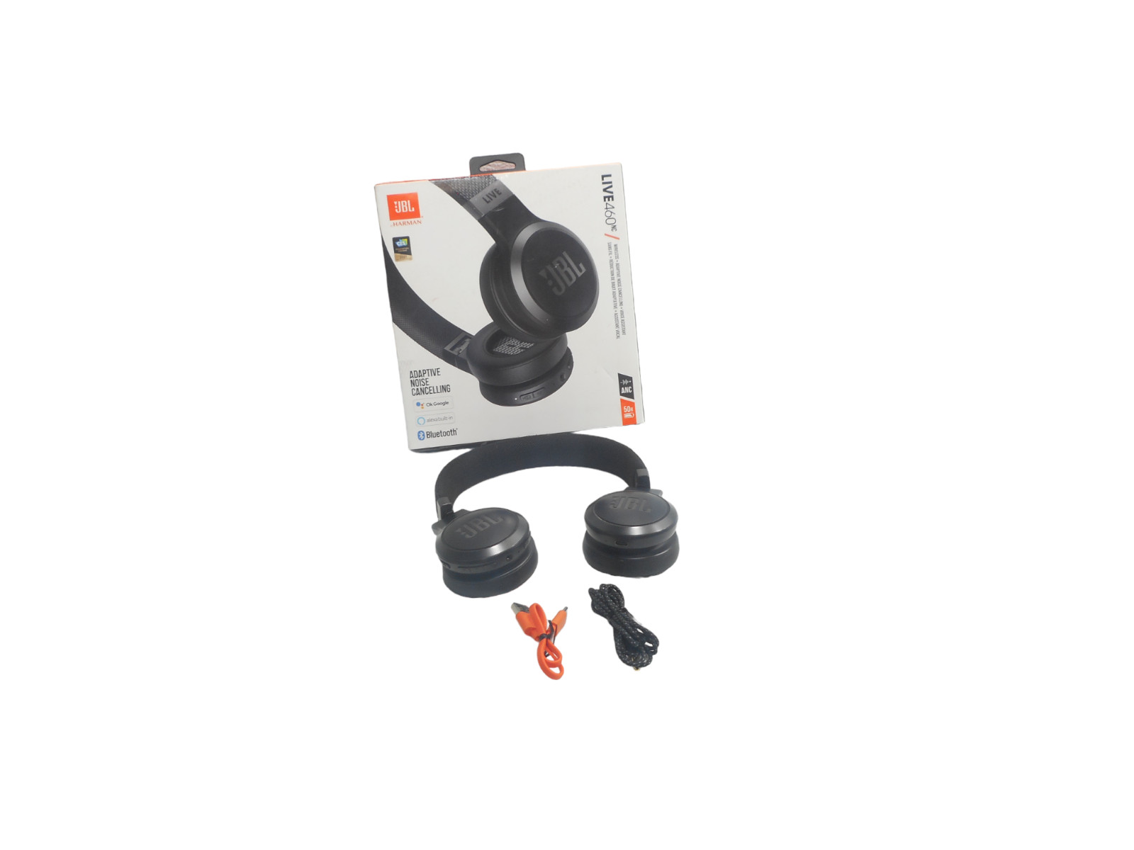 JBL Live 460NC – Wireless On-Ear Noise Cancelling Headphones with Long…