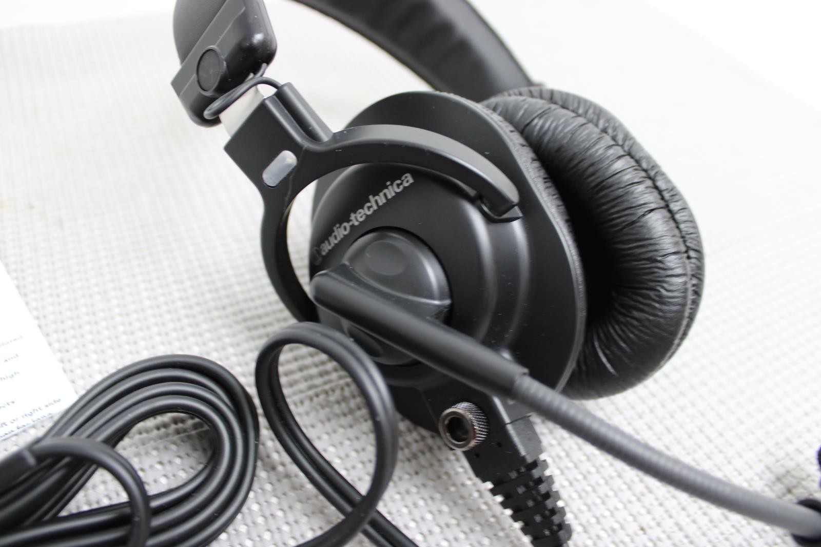 Audio-Technica BPHS1 Broadcast Stereo Headset w/ Dynamic Cardioid Boom Mic