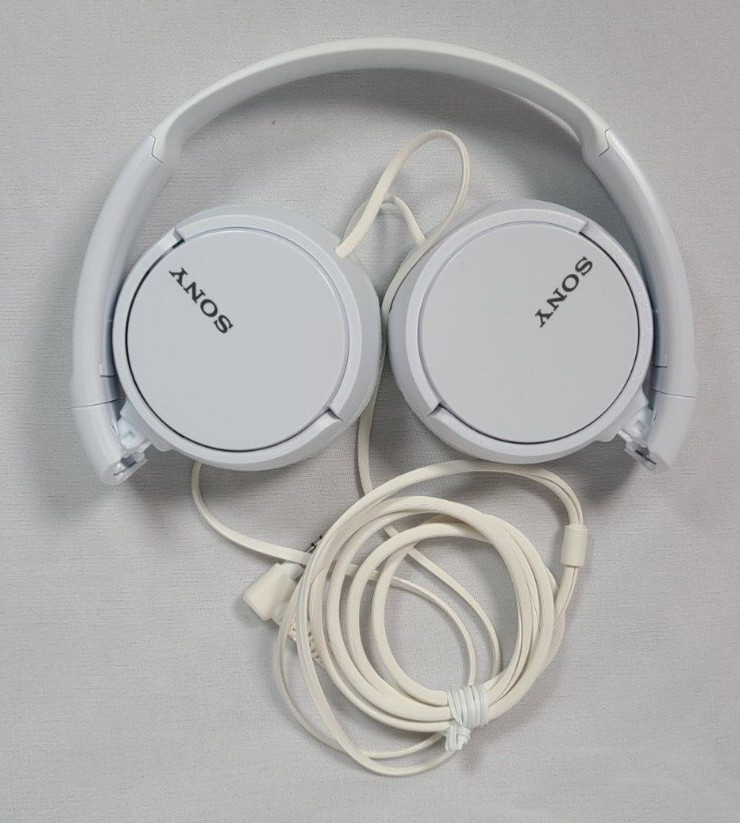 Sony MDR-ZX110 Ear-Pad (On the Ear) Headband Headphones – White