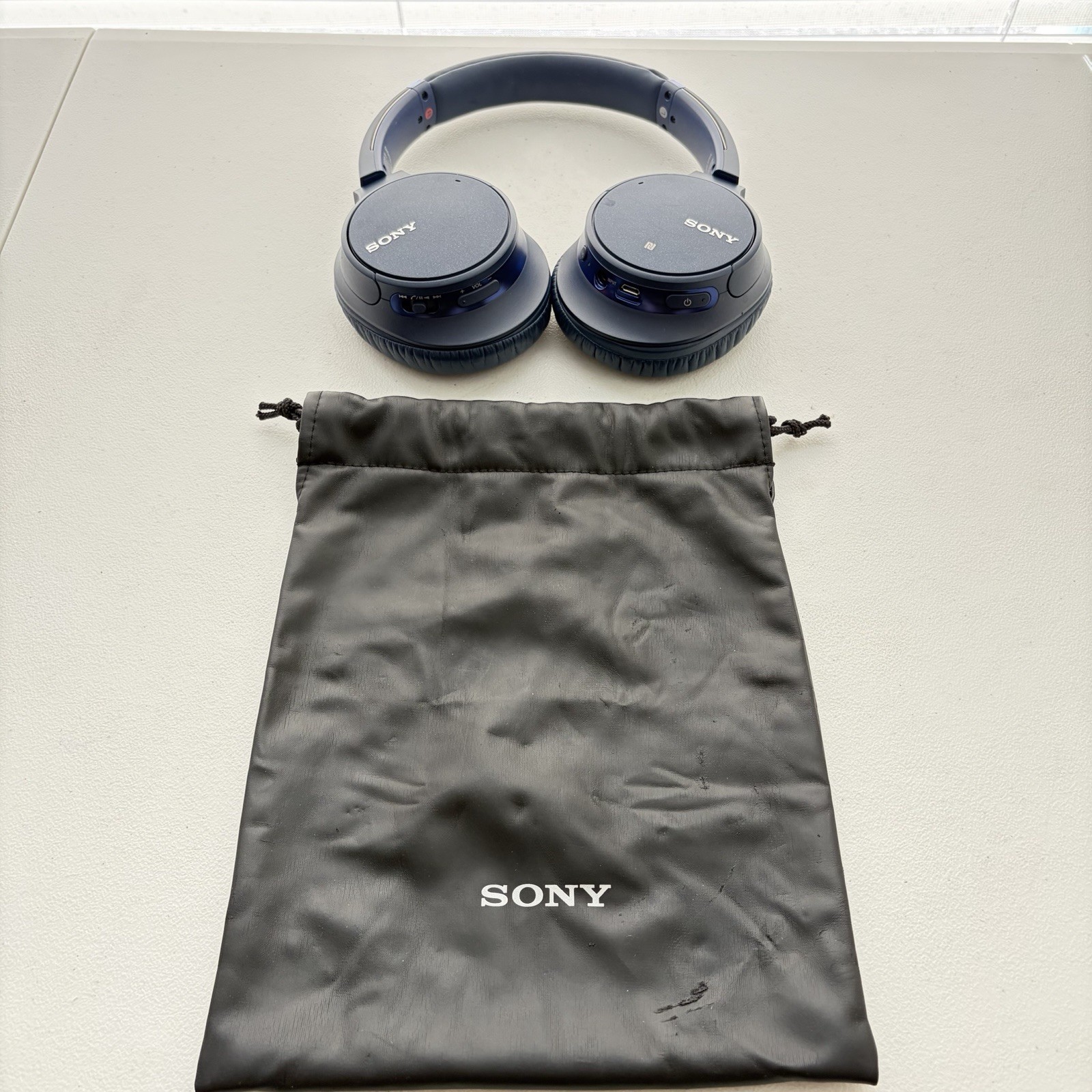Sony WH-CH700N Wireless Over-Ear Noise Canceling Headphones BLUE Works