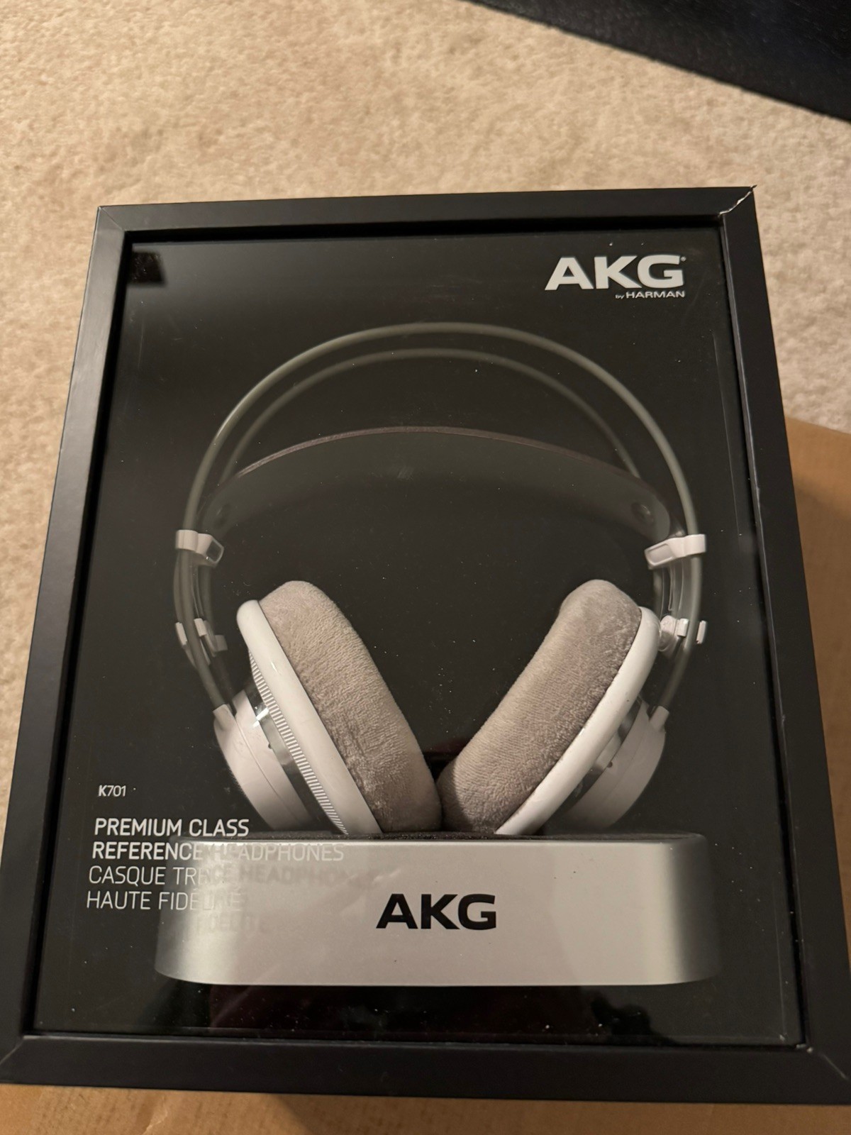 AKG K701 by Harman White Studio Reference Open Air Headphones