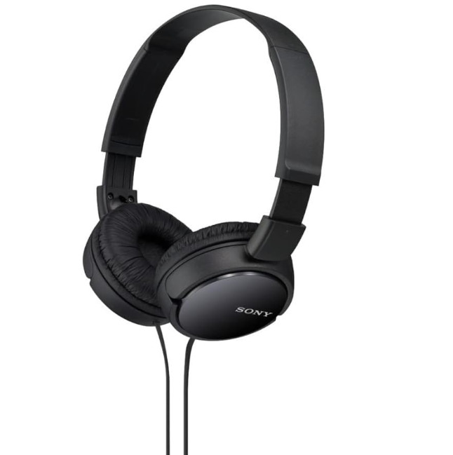 Sony MDRZX110/WHI ZX Series Stereo Headphones, MDR-ZX110 Black
