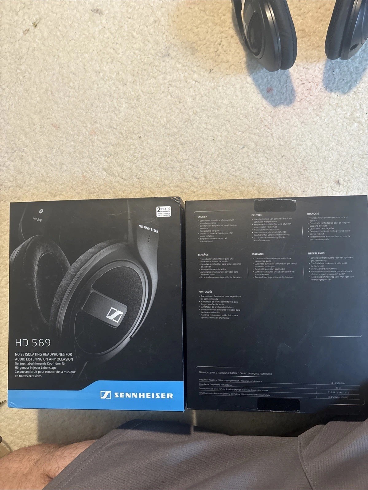 Sennheiser HD569. — TOP AUDIO QUALITY — Wired Headphones [CABLE NOT INCLUDED]