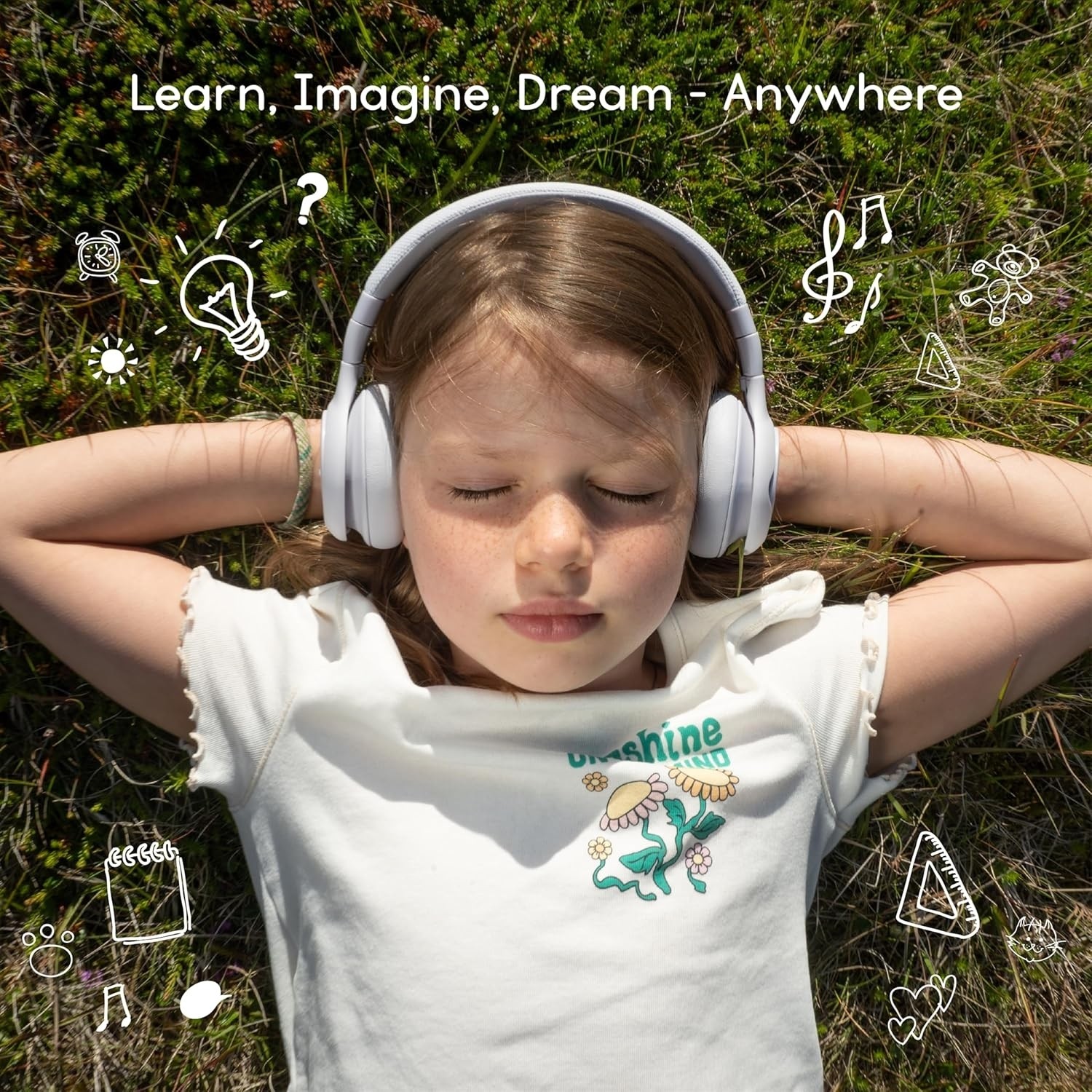 ONANOFF – StoryPhones Bluetooth Kids Folding On-Ear Storytelling Headphones with