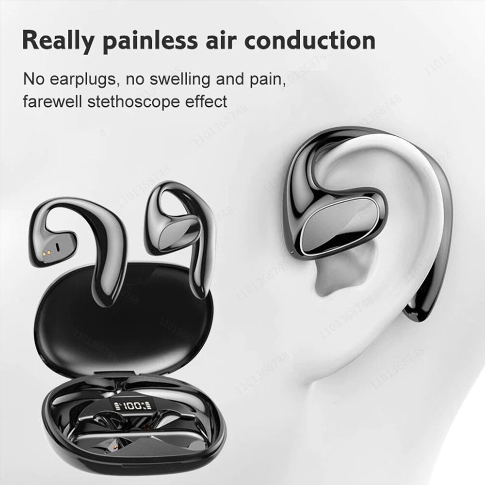Wireless Bluetooth Earphones Sports Headphones Ear Hook Running Earbuds Headset