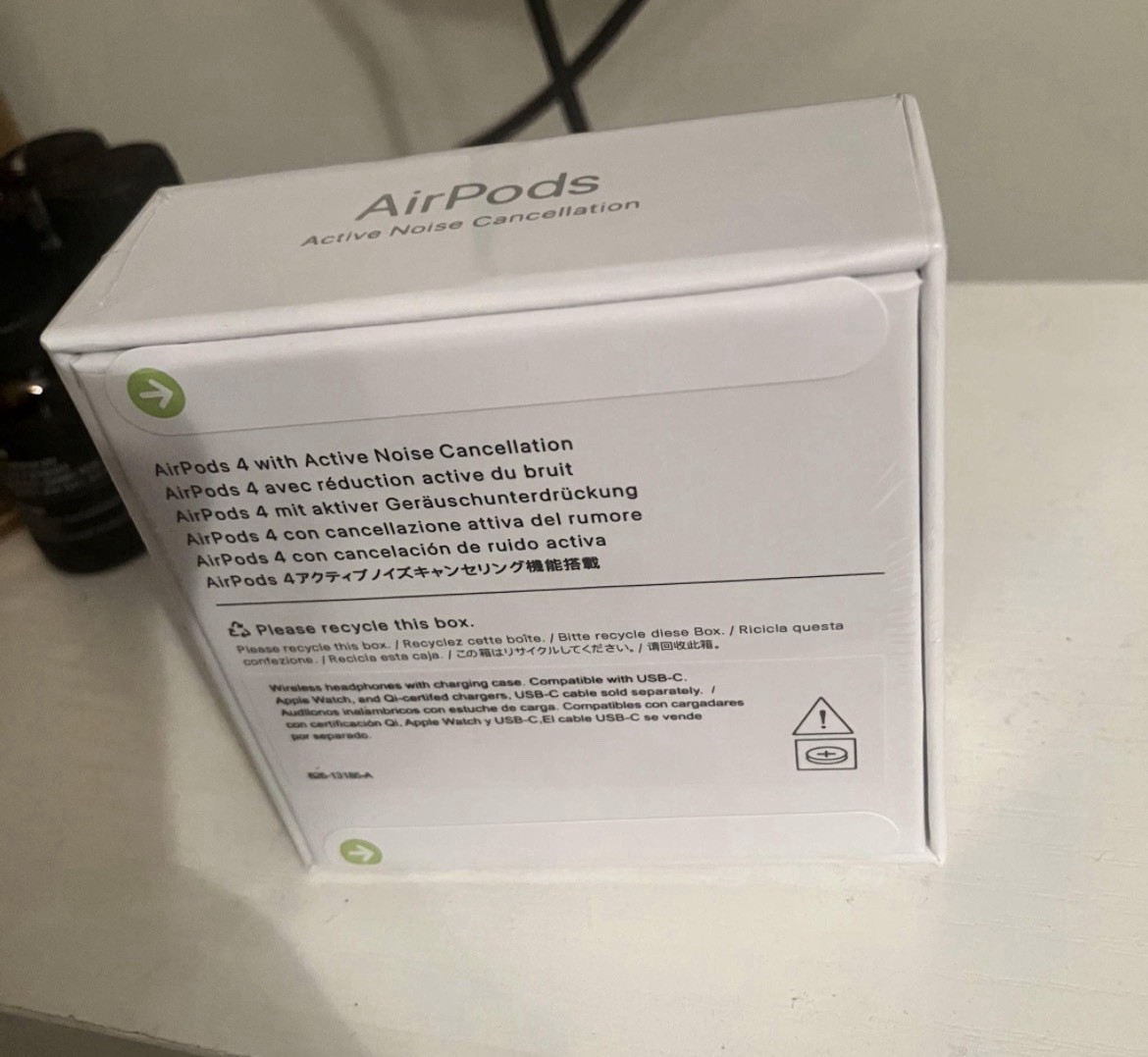 Apple AirPods 4 ANC Wireless Bluetooth In-Ear Earbuds White MXP93CH/A