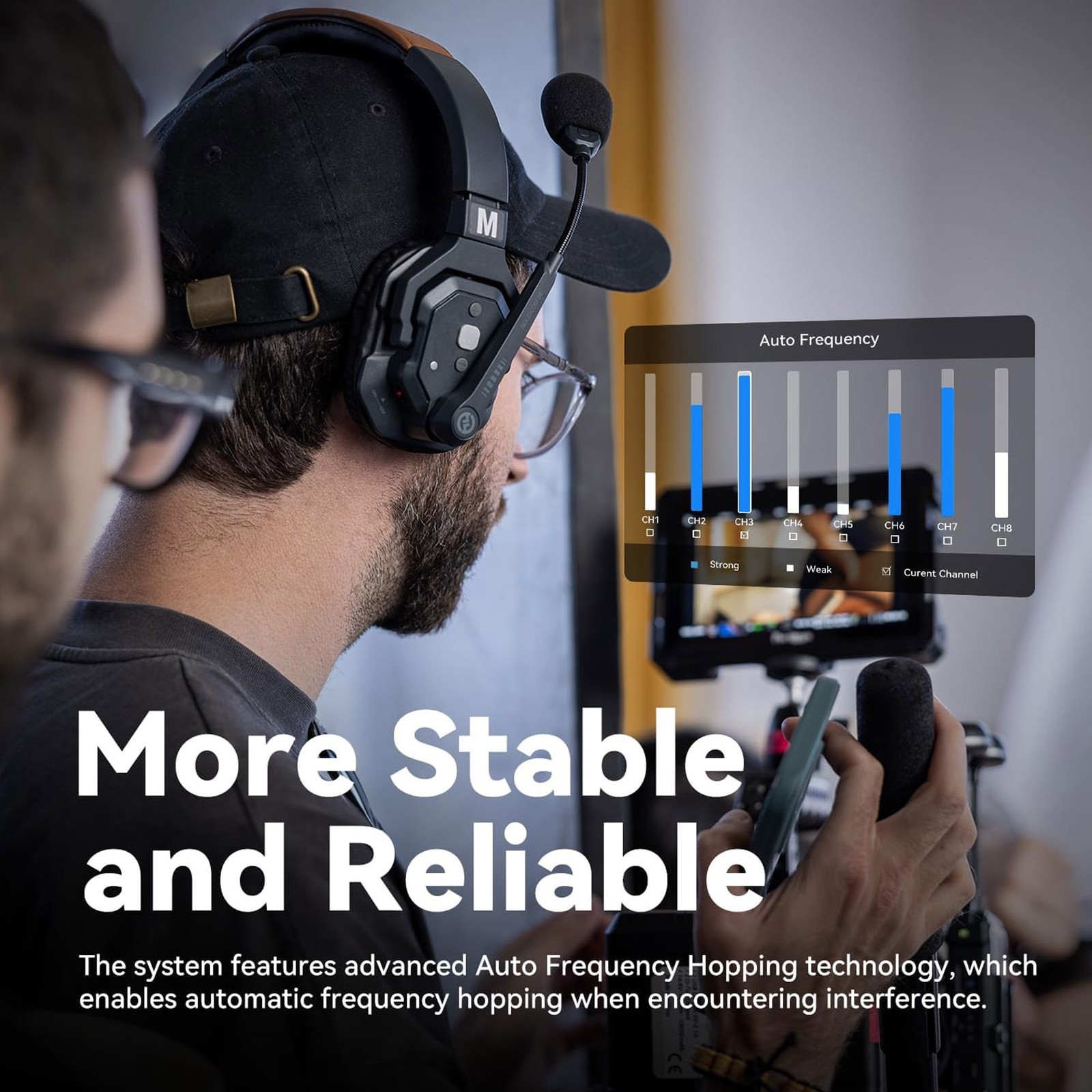 Hollyland Solidcom SE Global Full-Duplex Wireless Single-Ear Remote Headset (2.4