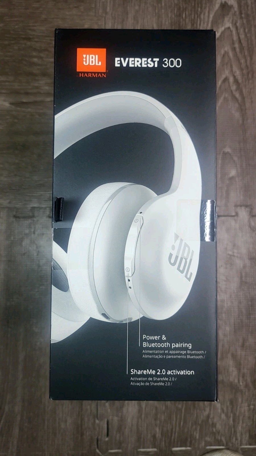 JBL Everest 300 Bluetooth Headphones White Tested Fast Shipping
