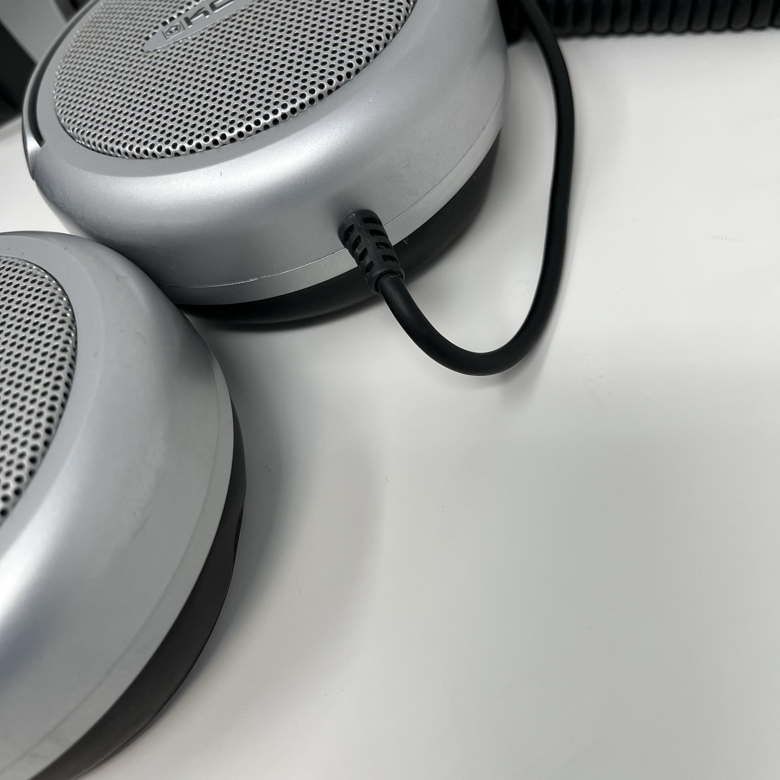 Koss Pro4AAAT Professional Studio Headphones Silver Wired Coiled Cable 3.5mm