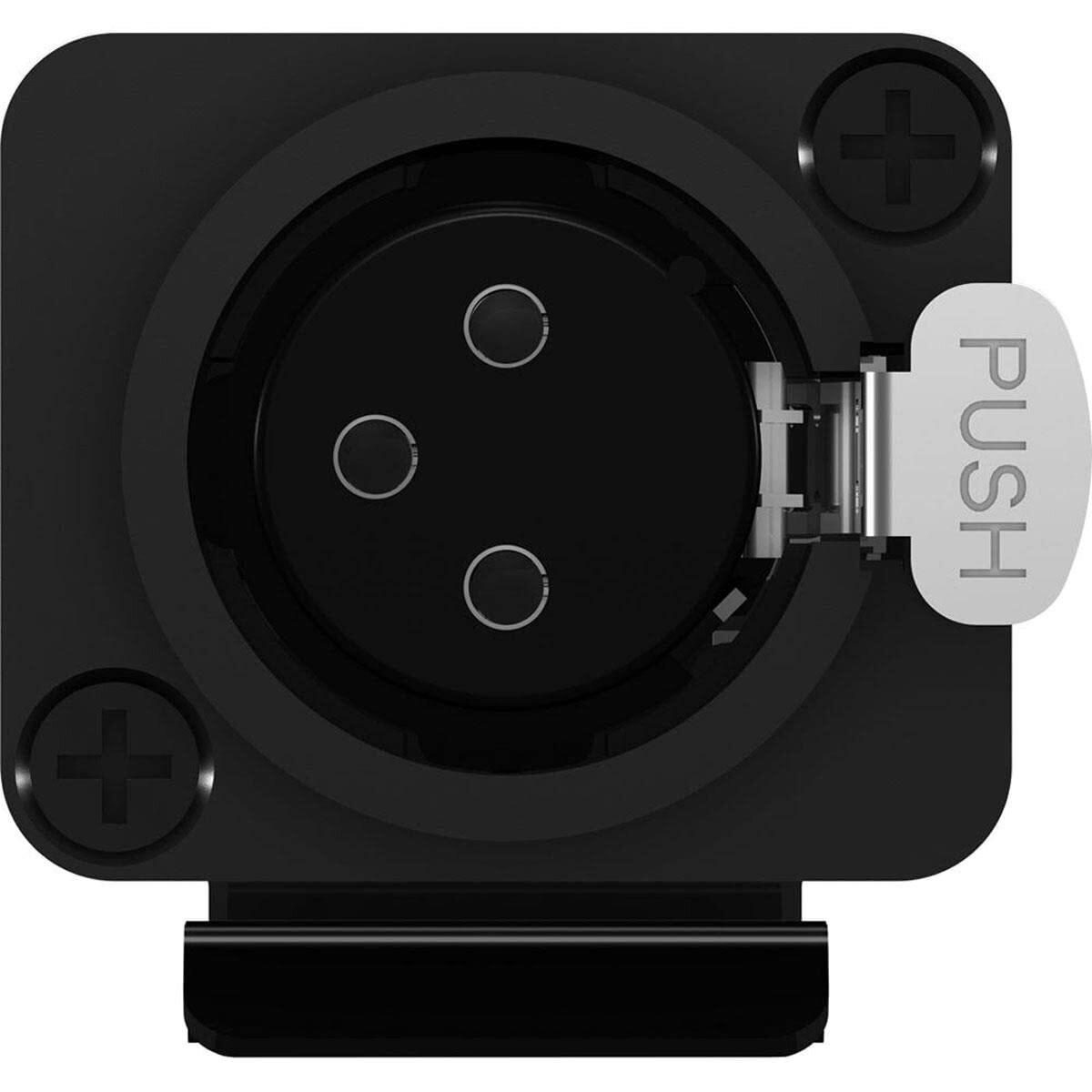 Black Headphones with XLR Input and Locking Mechanism for In Ear Monitoring