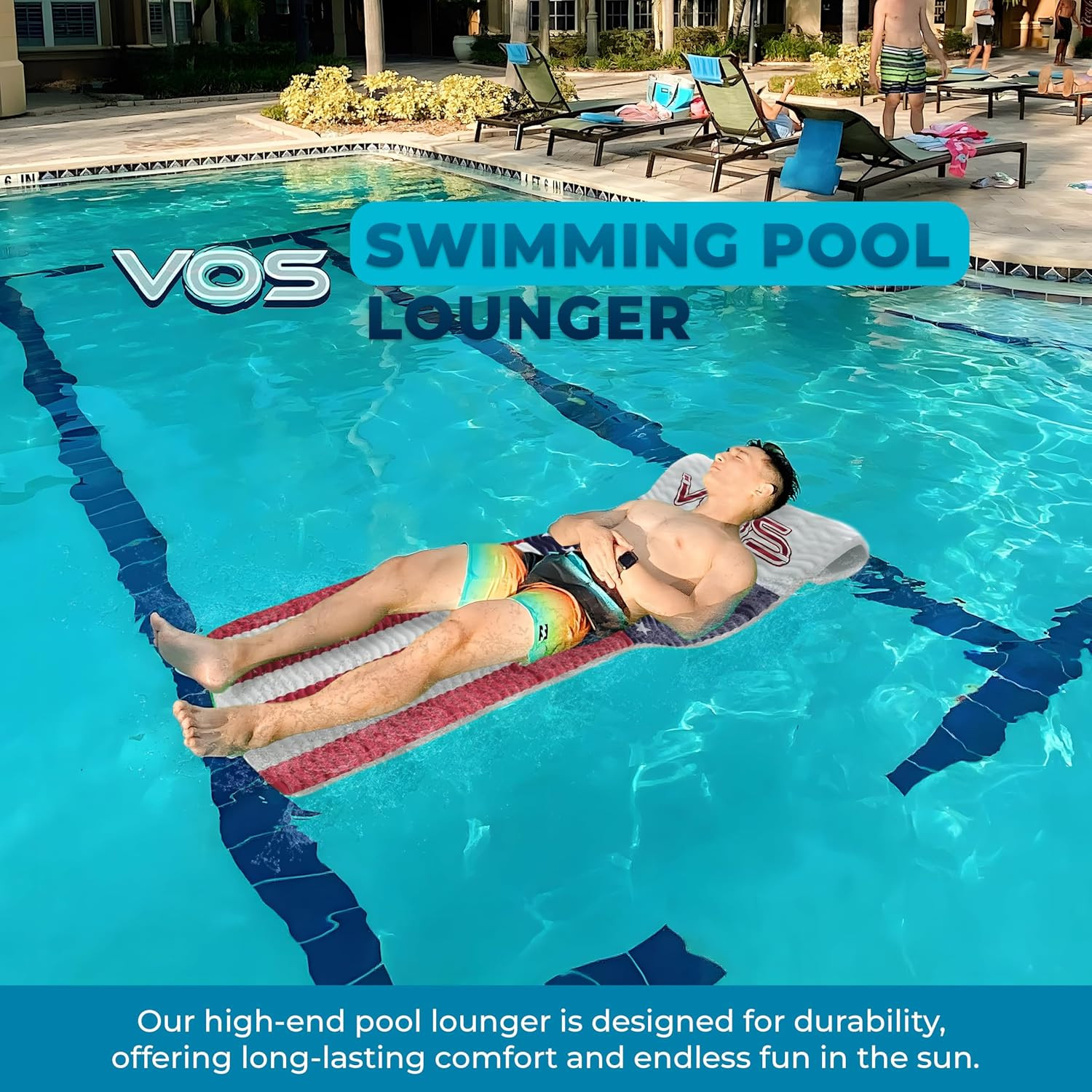 Infinity Lounger Effusion Float for Adults and Kids, Ultra Buoyant Water Floats