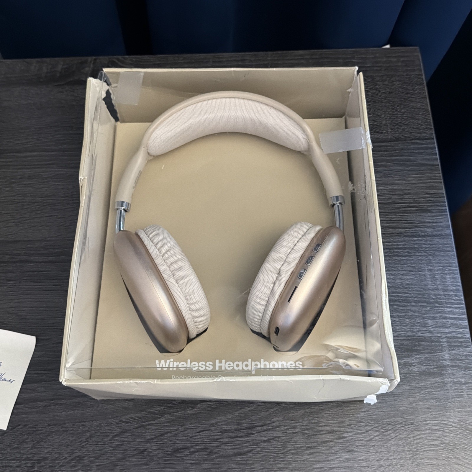 Open-box – GEMS Wireless Over-Ear Headphones – Gold