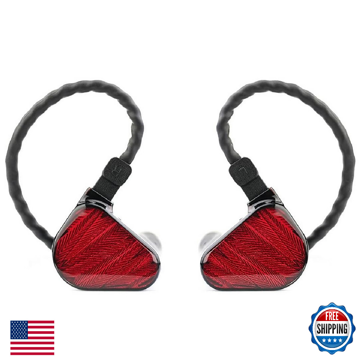 TRUTHEAR x Crinacle Zero RED Dual Dynamic Drivers In-Ear Gaming Earbuds HiFi