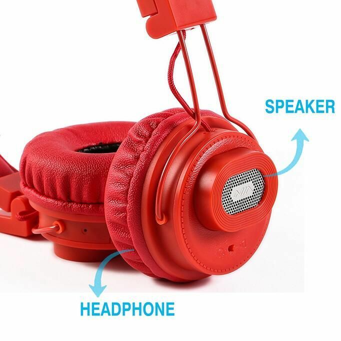 NIA 3 in1 Bluetooth Headphone X5SP with External Speaker +TF Card+FM+Phone call