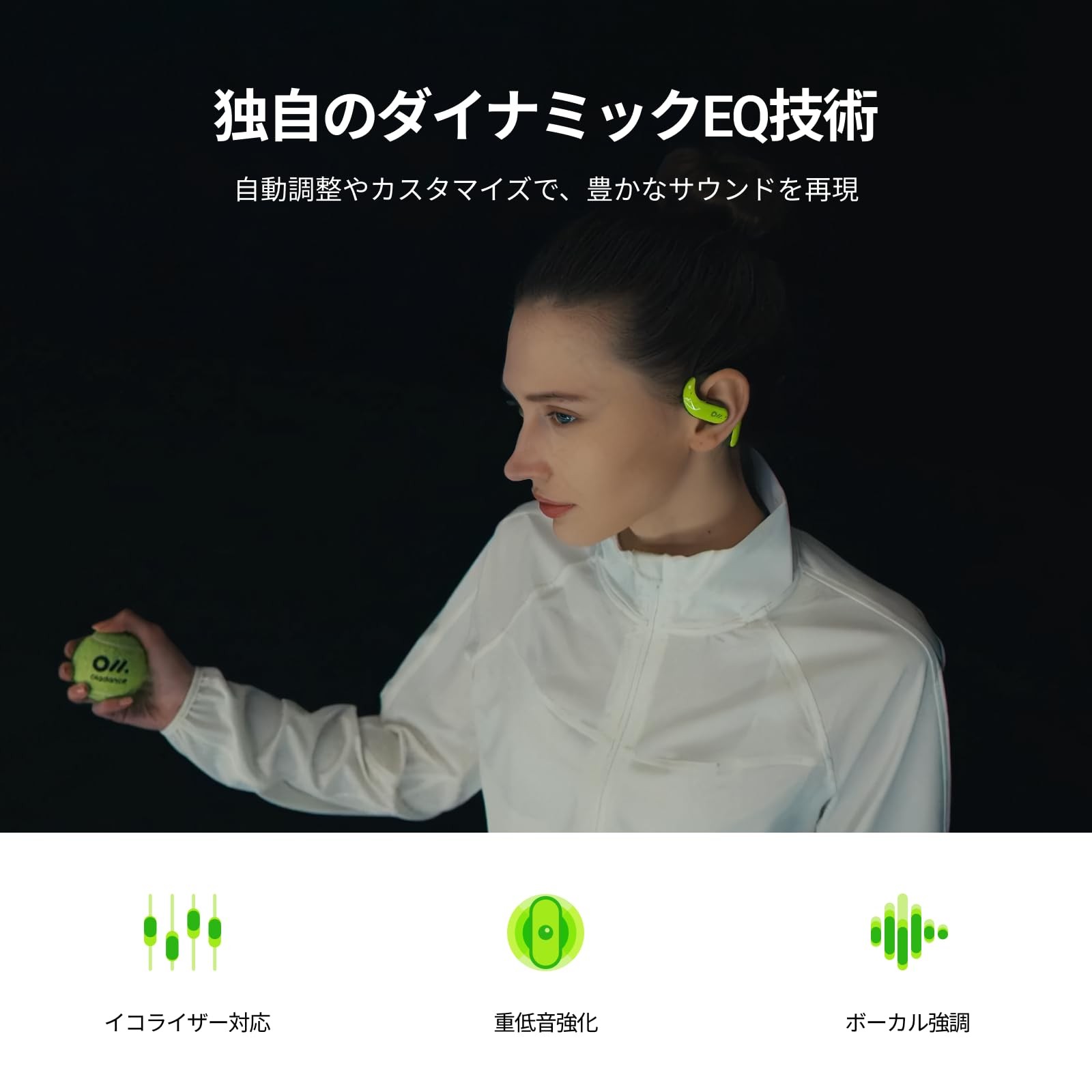 Oladance OWS Pro Open-Ear Wireless Earphones Bluetooth 5.3 58Hr IPX4 Sport