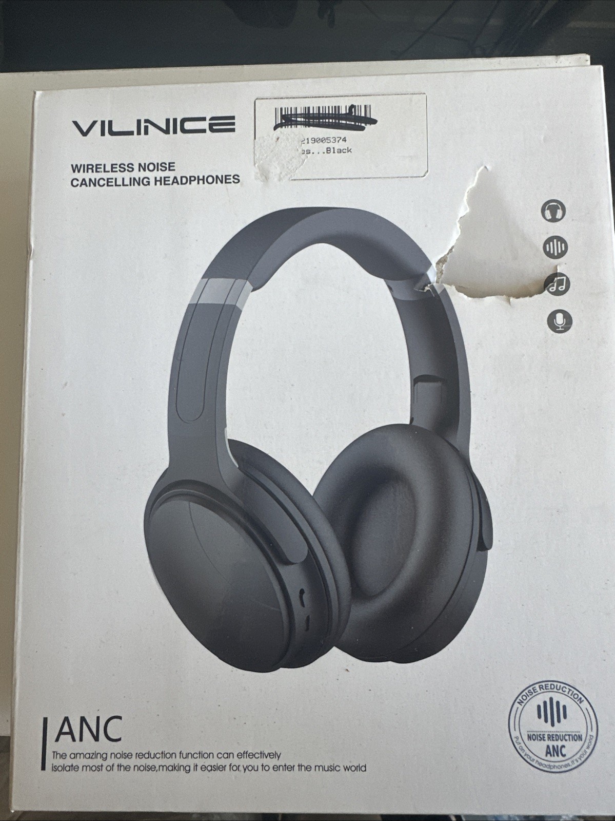 Vilinice, Wireless Noise Cancelling Headphones